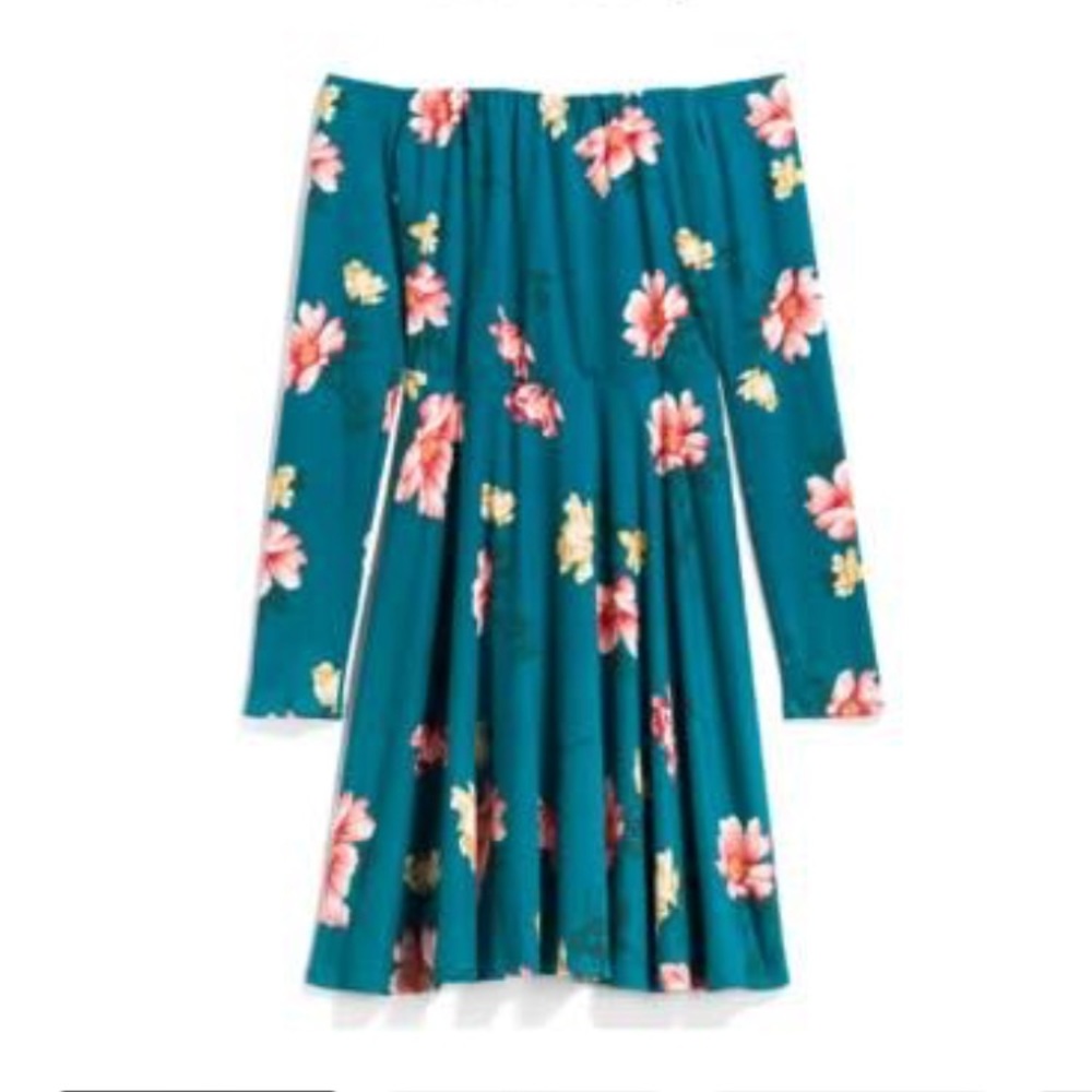 Maxson Off The Shoulder Brushed Knit Dress